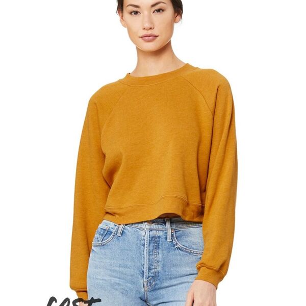 Fast Fashion Women's Raglan Pullover Fleece Thumbnail